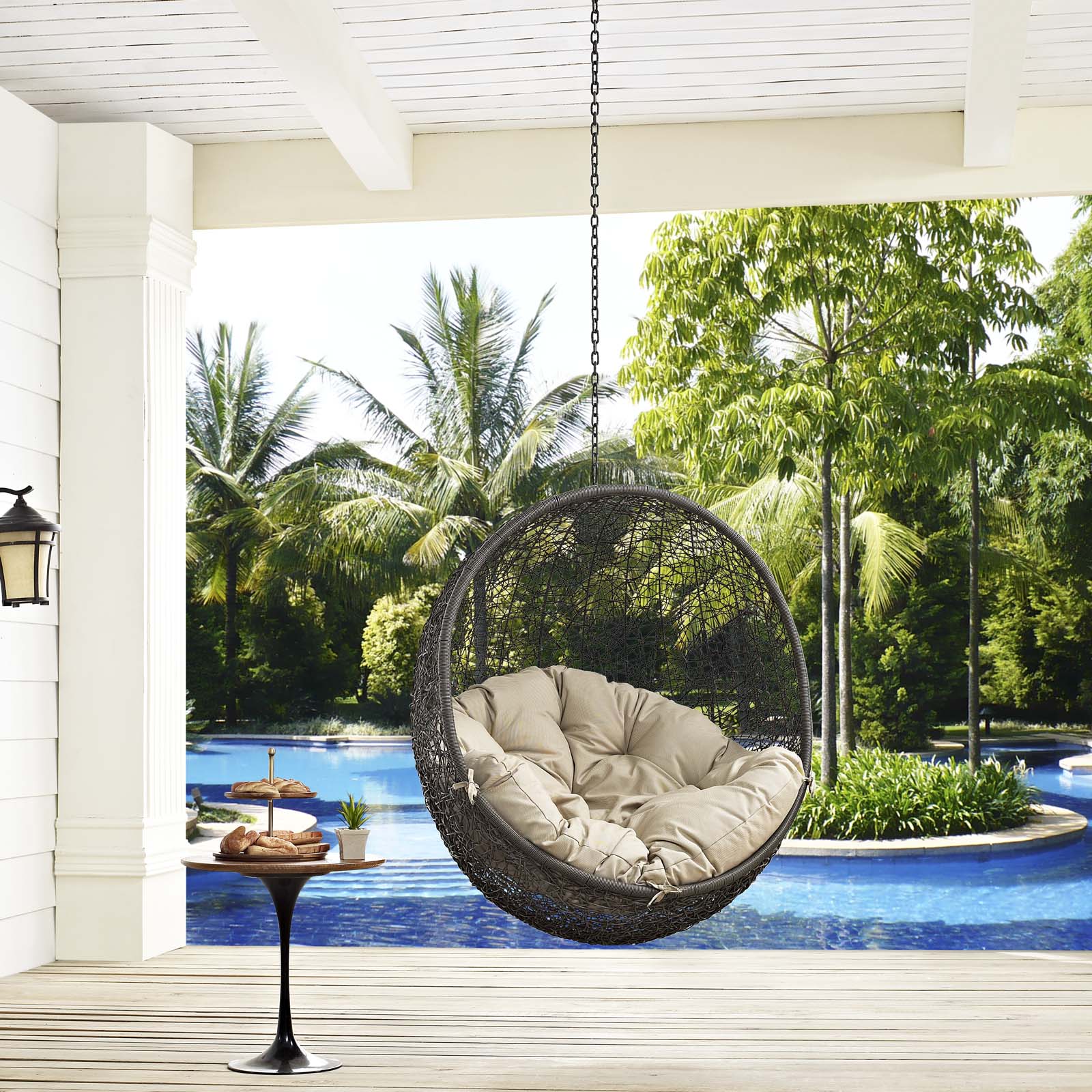 Hide Patio Swing Chair Without Stand