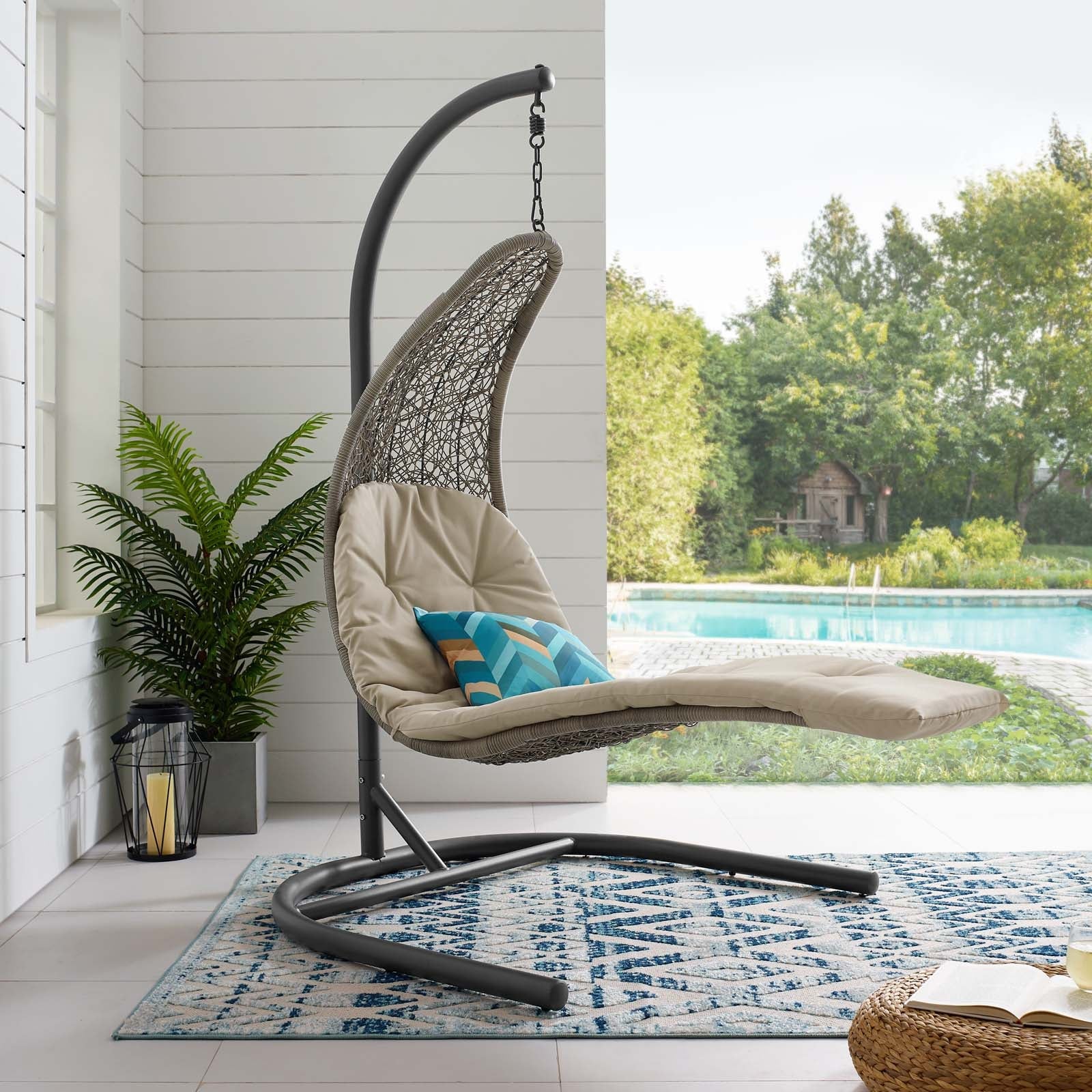 Landscape Hanging Chaise Patio Swing Chair